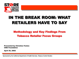 In The Break Room: What Retailers Have to Say