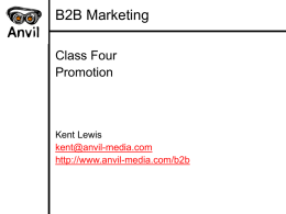 3.12 Class 4 — Internet Marketing: Paid and Unpaid Promotion