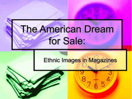 The American Dream for Sale: