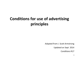 PPT - Advertising Principles