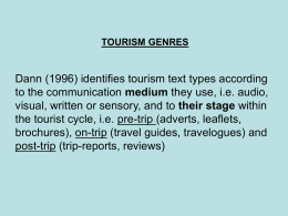 tourism genres