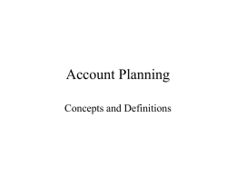 Account Planning