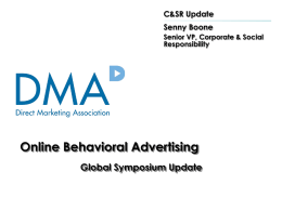 Online Behavioral Advertising (OBA)