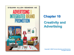 Advertising and Integrated Brand Promotion 4e.