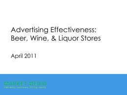 Beer, Wine and Liquor Industry Overview