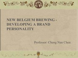 background of new belgium brewing company