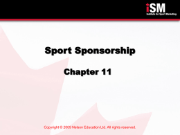 sponsorship & advertising