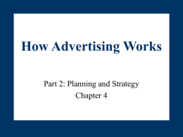 Chapter Four: How Advertising Works