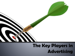 The Key Players in Advertising