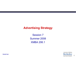 Advertising Strategy - Faculty Directory | Berkeley-Haas