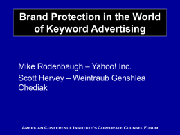 Brand Protection in the World of Keyword