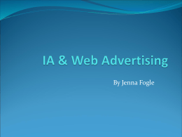IA & Web Advertising - School of Information