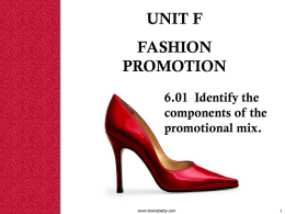 Components of the Promotional Mix PPT