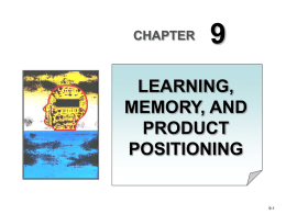 The Nature of Learning and Memory