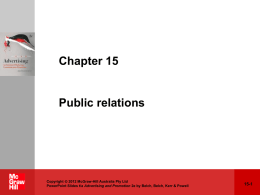 PPT chapter 15 - McGraw Hill Higher Education