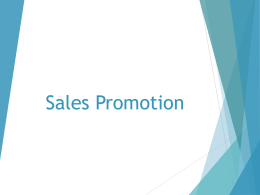 Sales Promotions - Loudoun County Public Schools