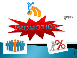 Defining promotion
