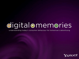 digital memories