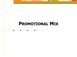 Promotional Mix