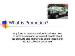 What is Promotion? - Lindbergh School District