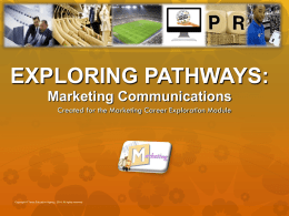 Top careers of the Marketing Communications Pathway