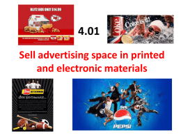 Sell advertising space in printed and electronic - neary