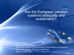 Jakub Wtorek-Are the European pension systems