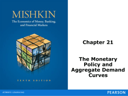 Chapter 21 The Monetary Policy and Aggregate Demand Curves