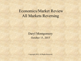 October 2015- Review of Economy and Markets