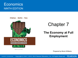 7. The Economy at Full Employment