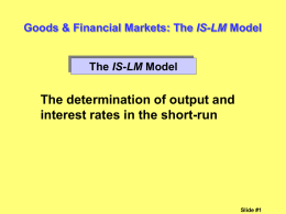 Fundamental IS-LM