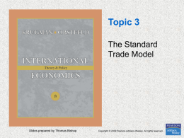 3. Standard Trade Model