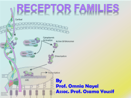 Receptor families study notes 12-13x2012-09-24 11