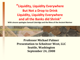 It`s Not About Liquidity - University of Colorado Boulder