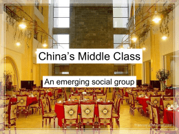 China`s Middle Class