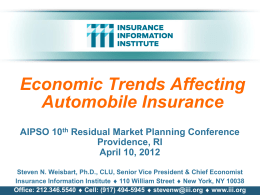 AIPSO-041013x - Insurance Information Institute