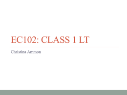 LT Class 1 notes