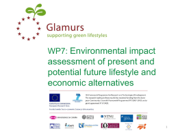 Environmental impact assessment of present and potential