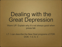 Great Depression Fed Lesson 4 3days.ppt