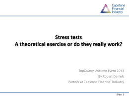 Stress tests