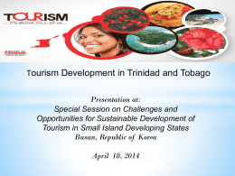Tourism development in Trinidad and Tobago