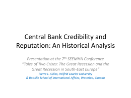 Central-Bank-Credibility-and-Reputation