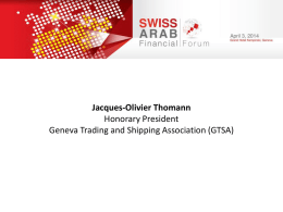 Role of Switzerland as a hub for commodity trading and finance
