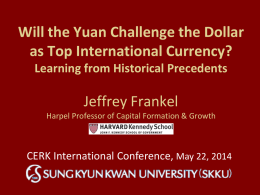 Will the Yuan Challenge the Dollar as Top International Currency?