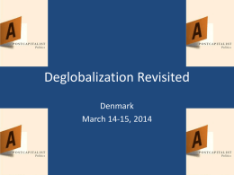 Deglobalization: the Alternative