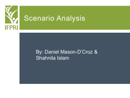 Introduction to Scenario Analysis