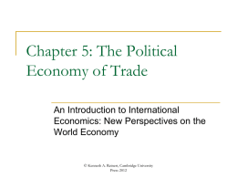 Chapter 5 - An Introduction to International Economics