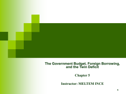 Budget Deficit - Meltem INCE YENILMEZ