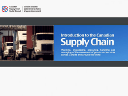 What is the Supply Chain?