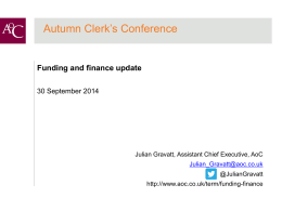 AoC Clerks 30 Sept 2014 update